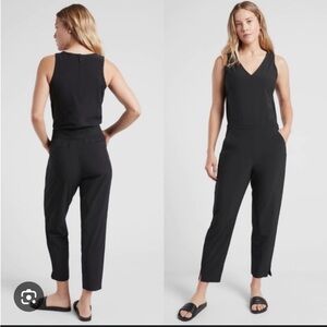 Athleta Brooklyn V Neck Sleeveless Jumpsuit Tall